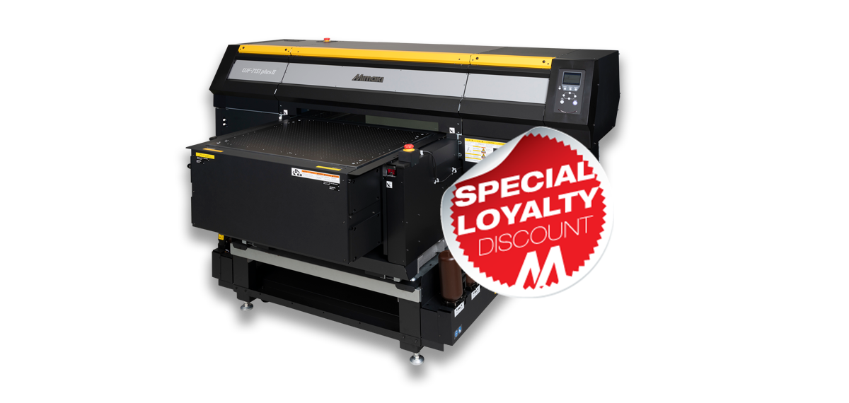 Mimaki UJF-7151plus Direct-to-Object Flatbed UV Printer